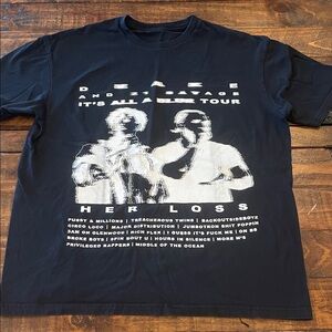 Black Graphic Drake T-Shirt